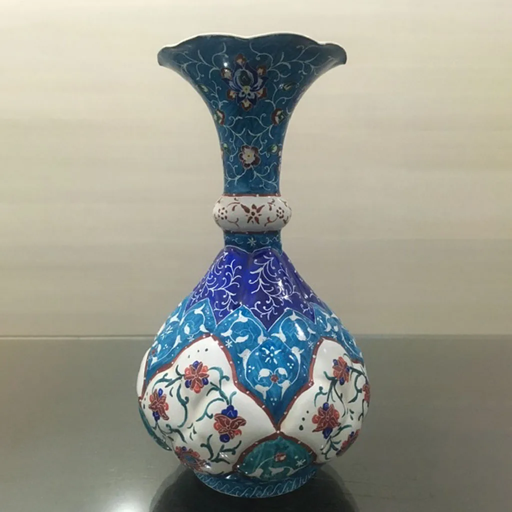 16 cm Enamel Vase for Export