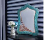 Super Turquoise Inlaid Rectangular Mirror