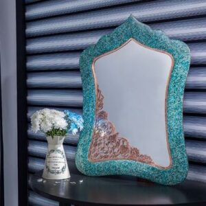 Super Turquoise Inlaid Rectangular Mirror