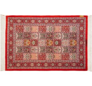 Qom Kheshti Silk Rug-Aghajani Handicrafts