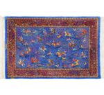 Qom Hunting Scene Silk Rug-Aghajani Handicrafts