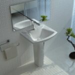 Golsar Pedestal Washbasin Model Parmis 60