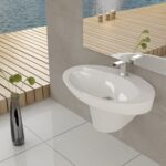 Golsar Elite 62 semi-pedestal washbasin