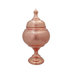 Copper dome chocolate container with base code ZH2132